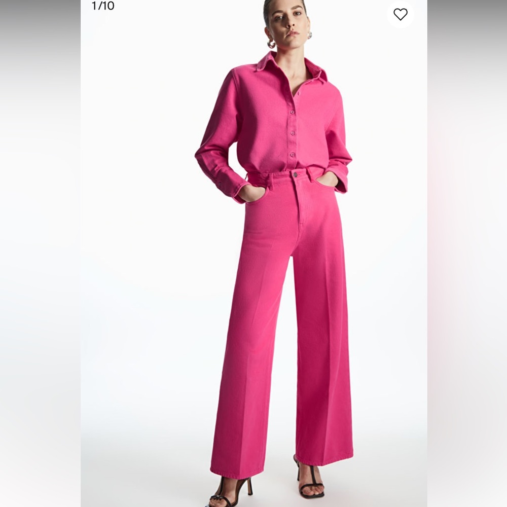 Cos Pink Denim Set Organic Cotton